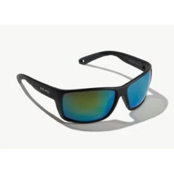 Bajio Bales Beach Black Matte Frame - Permit Green Glass Lens