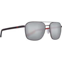 Costa Del Mar Wader Shiny Dark Gunmetal - 580G W/ Gray Silver Mirror Lens