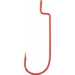 Eagle Claw Round Bend Worm Hook 5pk - Red