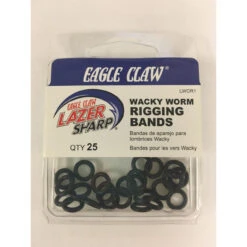 Eagle Claw Wacky Rig O-Rings - 25pk - Black